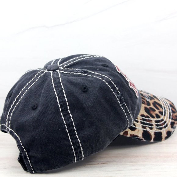 NWT Distressed Black Dog Mom Cap - Picture 2 of 3